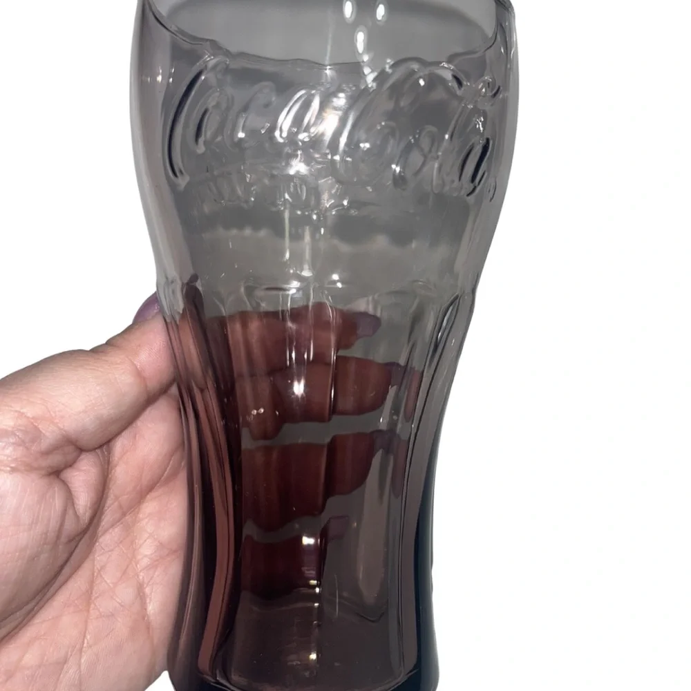Vintage Libbey x McDonald’s Amethyst Coca-Cola Glass